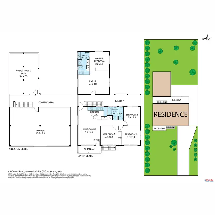 Floorplan of Homely house listing, 45 Crown Road, Alexandra Hills QLD 4161