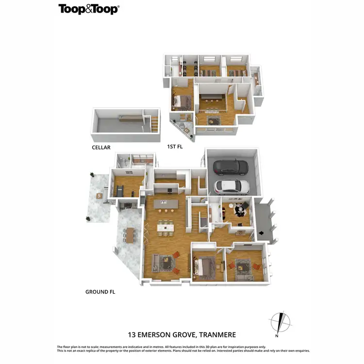 Floorplan of Homely house listing, 13 Emerson Grove, Tranmere SA 5073