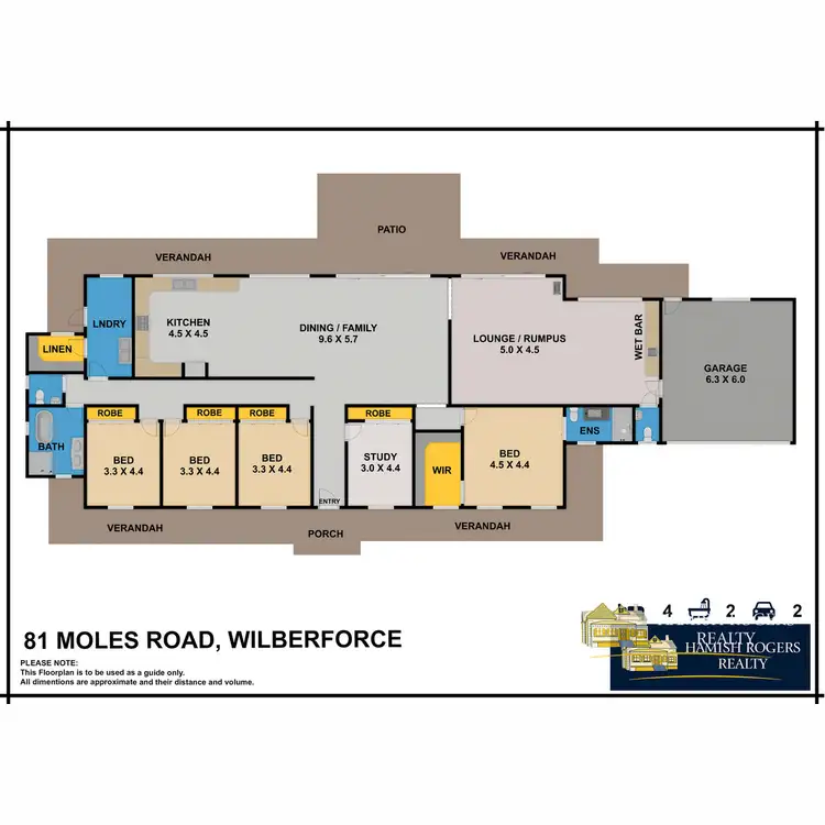 Floorplan of Homely rural property listing, 81 Moles Road, Wilberforce NSW 2756