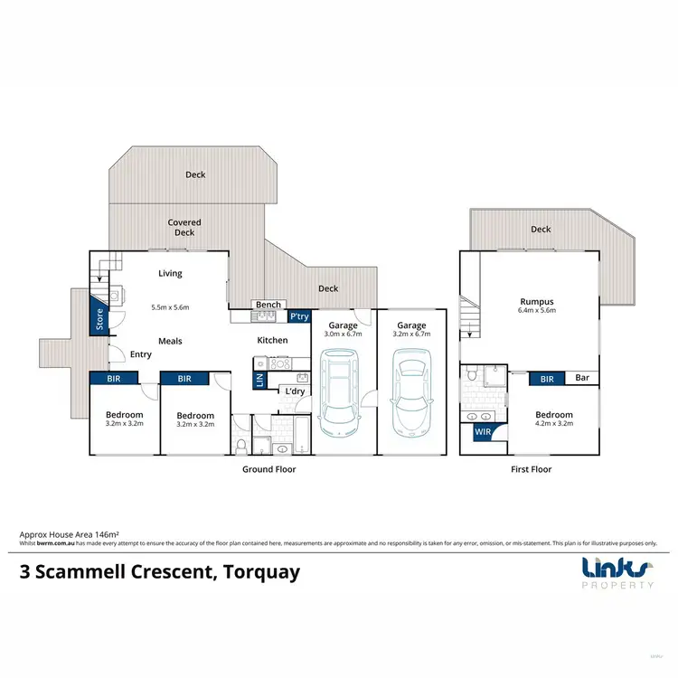 Floorplan of Homely house listing, 3 Scammell Crescent, Torquay VIC 3228