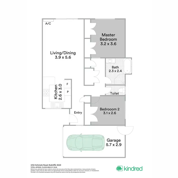 Floorplan of Homely villa listing, 4/82 Ashmole Road, Redcliffe QLD 4020
