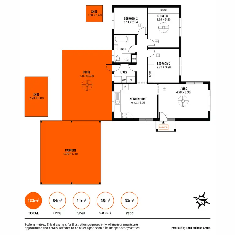 Floorplan of Homely house listing, 47A Damian Drive, Salisbury Heights SA 5109