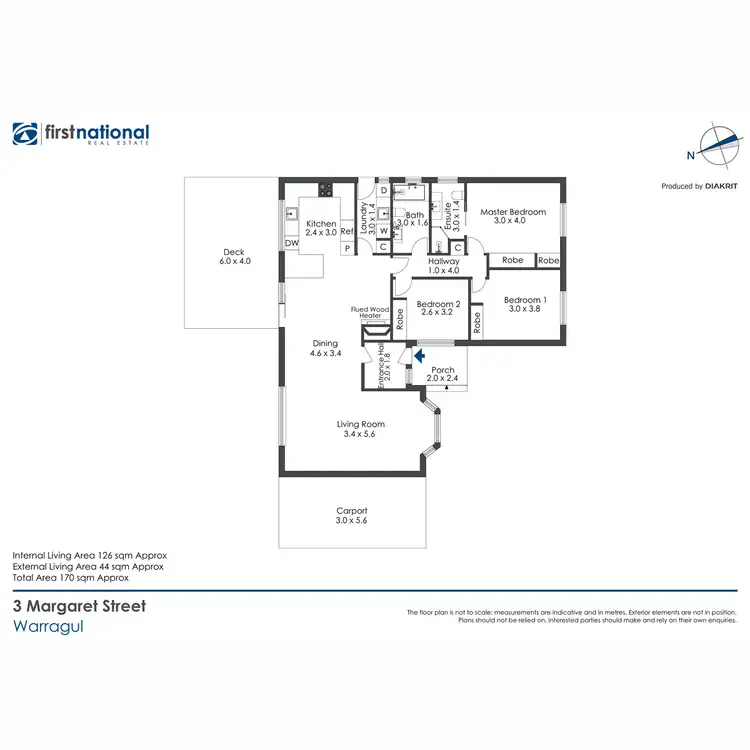 Floorplan of Homely house listing, 3 Margaret Street, Warragul VIC 3820