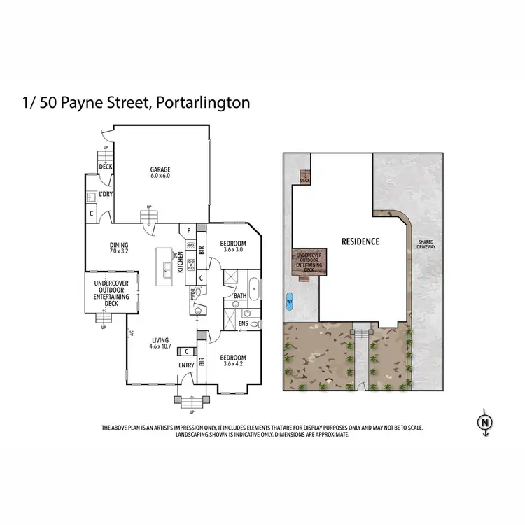 Floorplan of Homely unit listing, 1/50 Payne Street, Portarlington VIC 3223