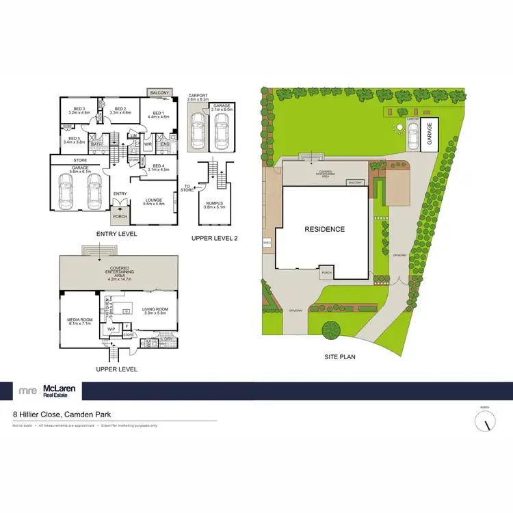 Floorplan of Homely house listing, 8 Hillier Close, Camden Park NSW 2570