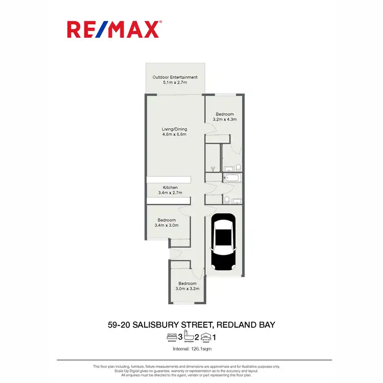 Floorplan of Homely unit listing, 59/20 Salisbury Street, Redland Bay QLD 4165