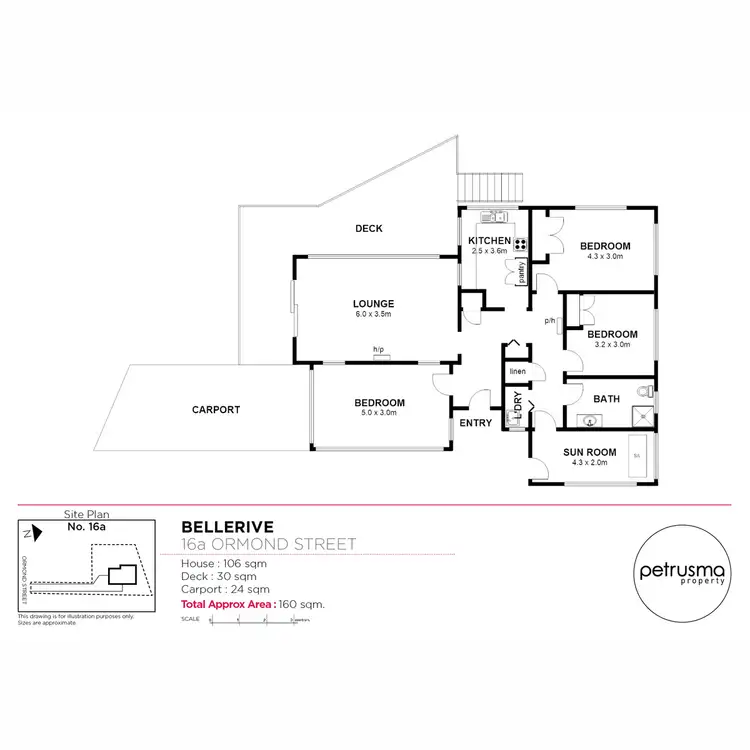 Floorplan of Homely house listing, 16a Ormond Street, Bellerive TAS 7018