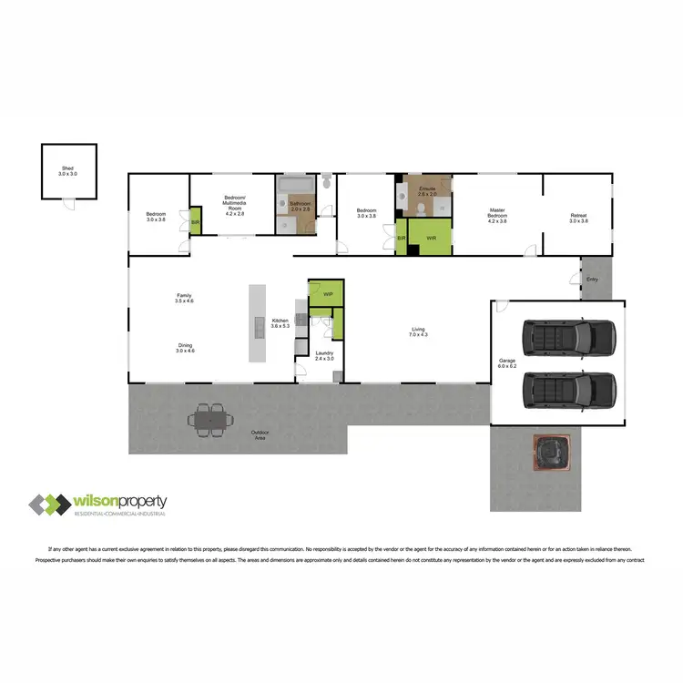 Floorplan of Homely house listing, 9 Wyndham Court, Traralgon VIC 3844