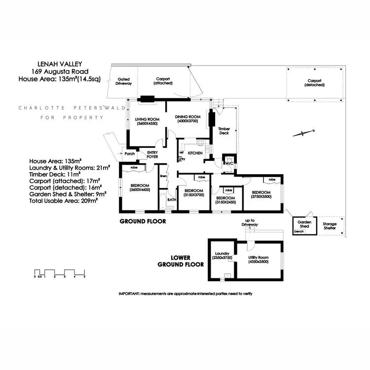 Floorplan of Homely house listing, 169 Augusta Road, Lenah Valley TAS 7008