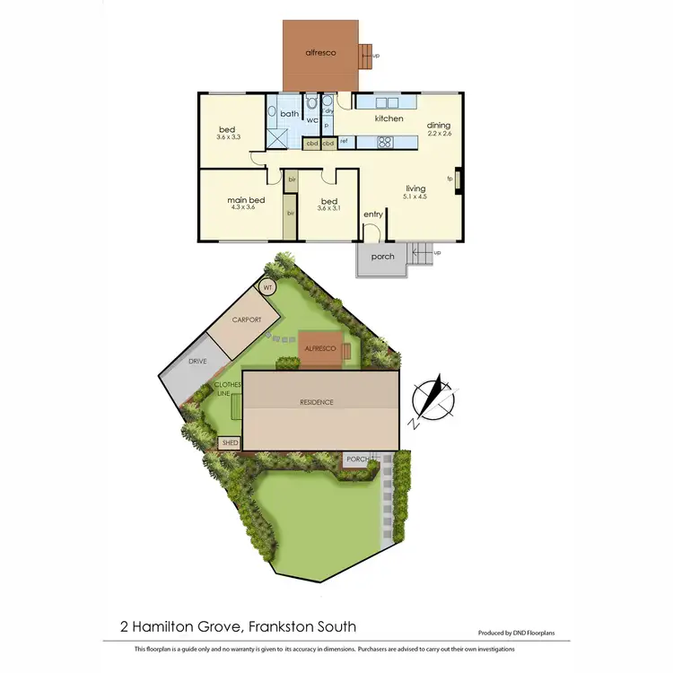 Floorplan of Homely house listing, 2 Hamilton Grove, Frankston South VIC 3199