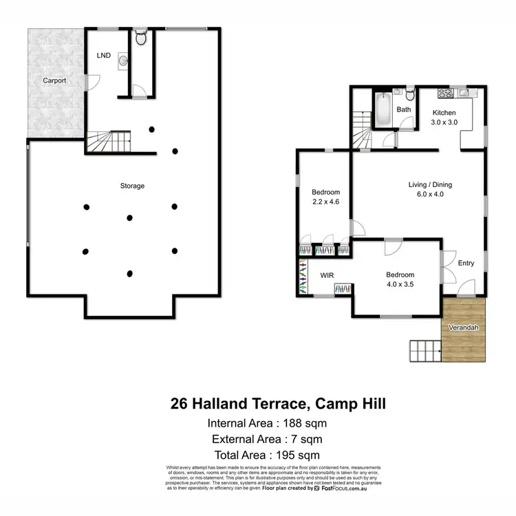 Floorplan of Homely house listing, 26 Halland Terrace, Camp Hill QLD 4152