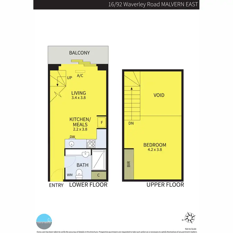 Floorplan of Homely apartment listing, 16/92 Waverley Road, Malvern East VIC 3145