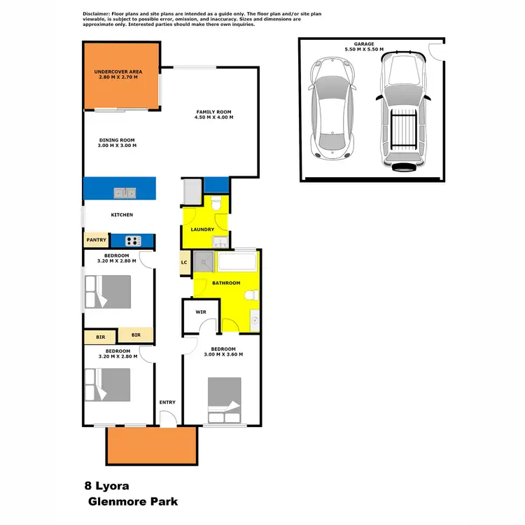 Floorplan of Homely house listing, 8 Lyora Street, Glenmore Park NSW 2745