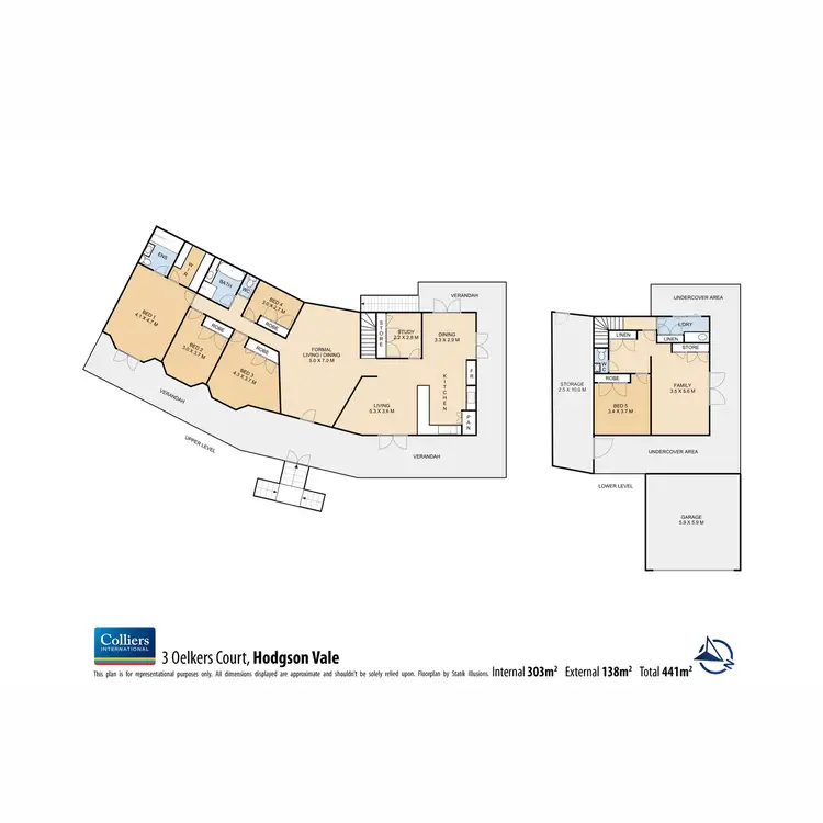 Floorplan of Homely house listing, 3 Oelkers Court, Hodgson Vale QLD 4352