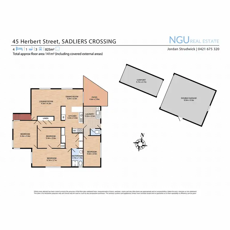 Floorplan of Homely house listing, 45 Herbert Street, Sadliers Crossing QLD 4305