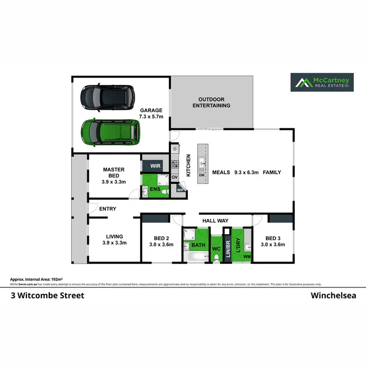 Floorplan of Homely house listing, 3 Witcombe Street, Winchelsea VIC 3241