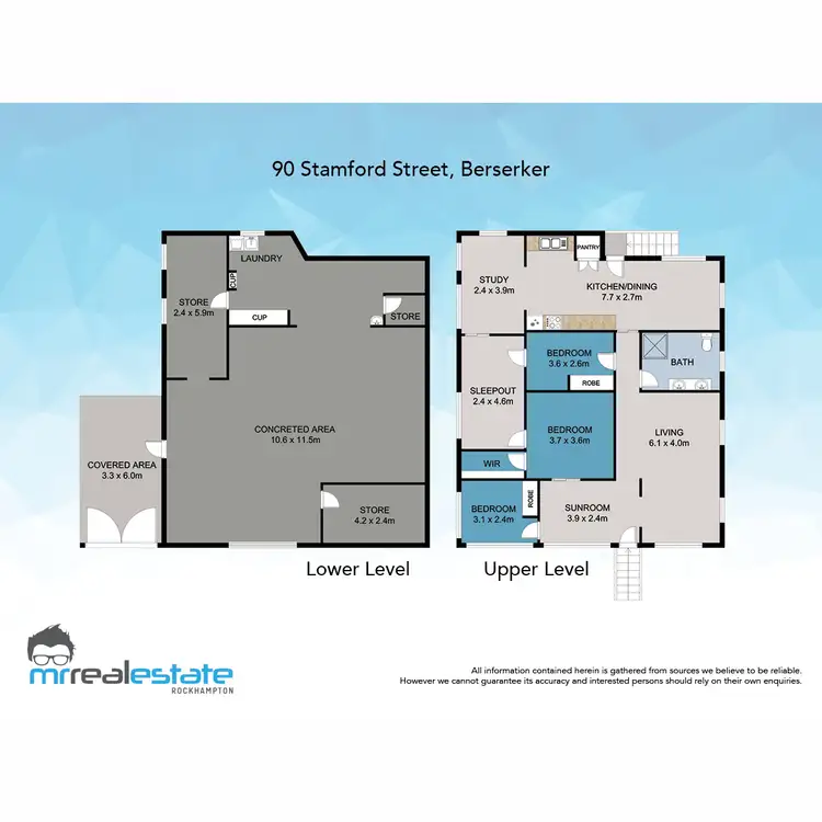 Floorplan of Homely house listing, 90 Stamford Street, Berserker QLD 4701