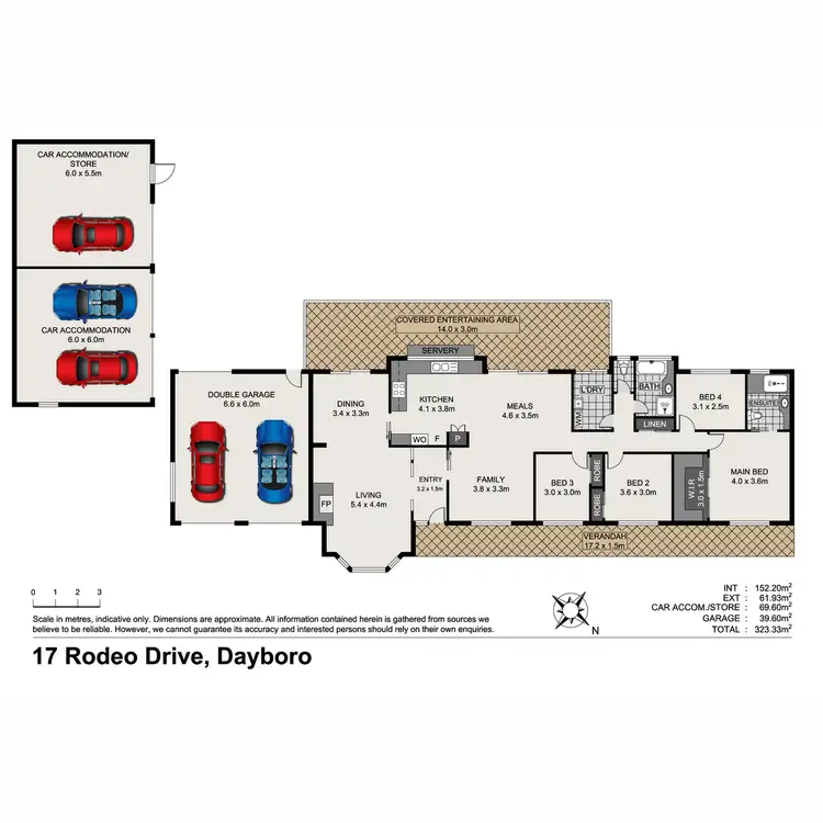 Floorplan of Homely house listing, 17 Rodeo Drive, Dayboro QLD 4521