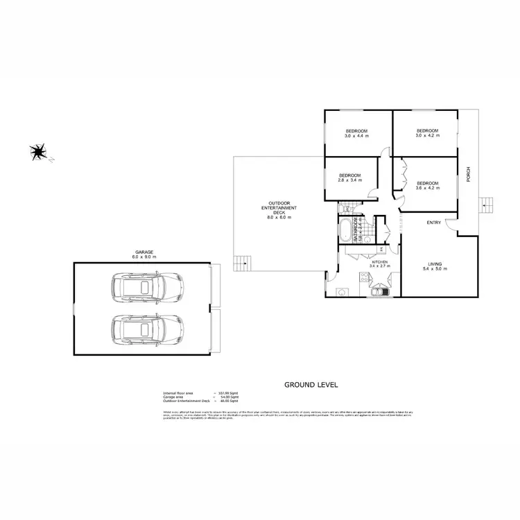 Floorplan of Homely house listing, 4 Ruby Street, Kingsthorpe QLD 4400