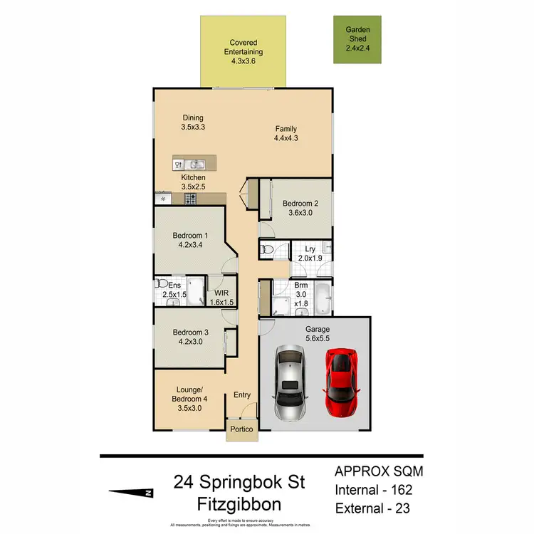 Floorplan of Homely house listing, 24 Springbok Street, Fitzgibbon QLD 4018