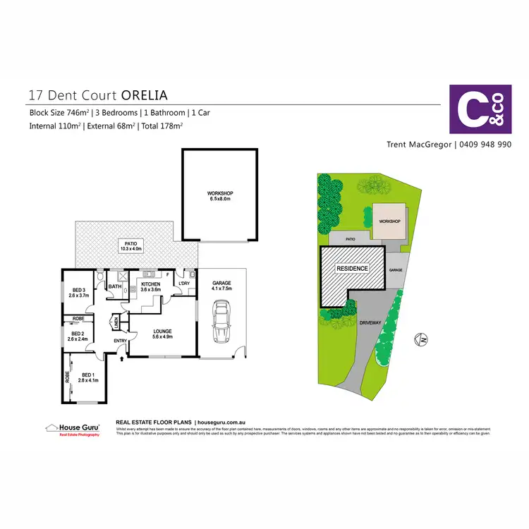 Floorplan of Homely house listing, 17 Dent Court, Orelia WA 6167