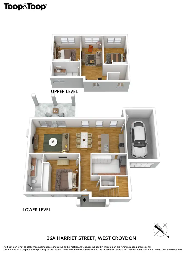 Floorplan of Homely house listing, 36A Harriet Street, West Croydon SA 5008