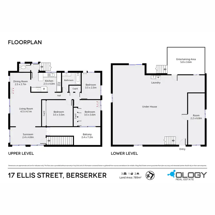 Floorplan of Homely house listing, 17 Ellis Street, Berserker QLD 4701