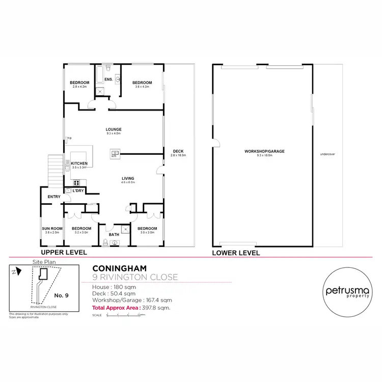 Floorplan of Homely house listing, 9 Rivington Close, Coningham TAS 7054
