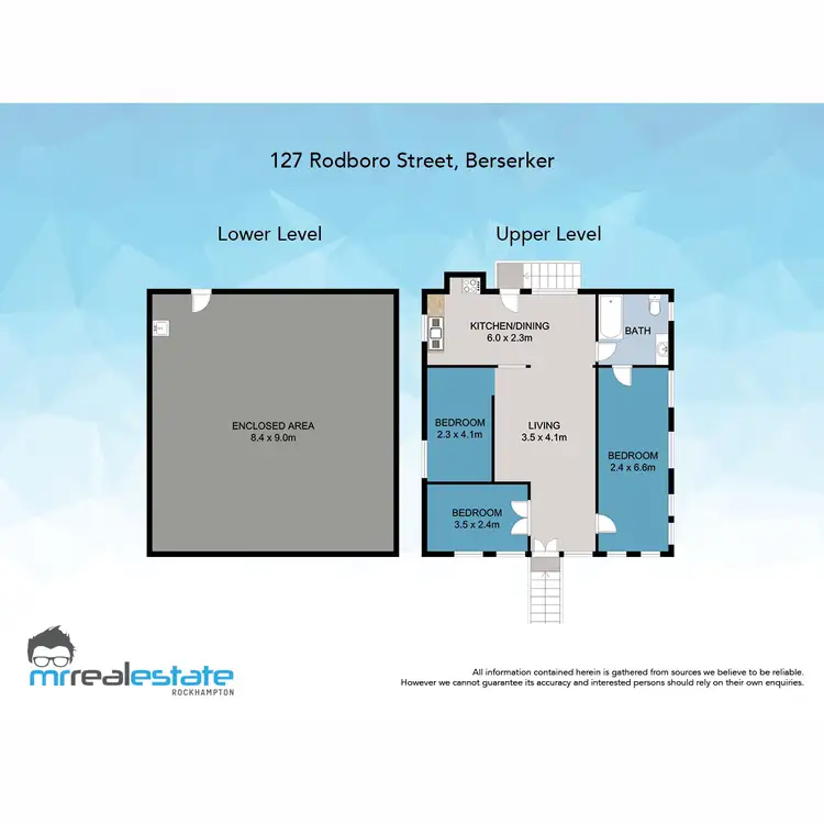 Floorplan of Homely house listing, 127 Rodboro Street, Berserker QLD 4701
