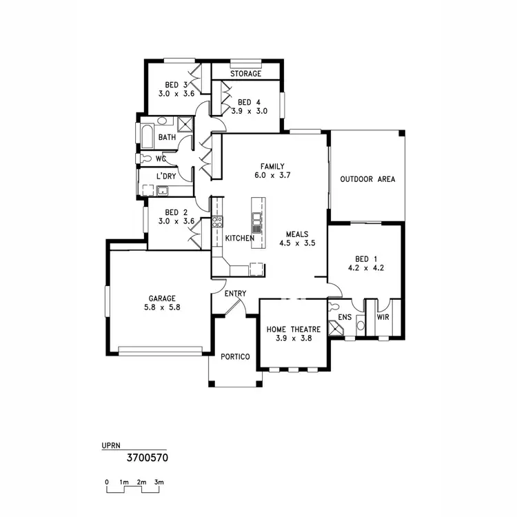 Floorplan of Homely house listing, Address available on request