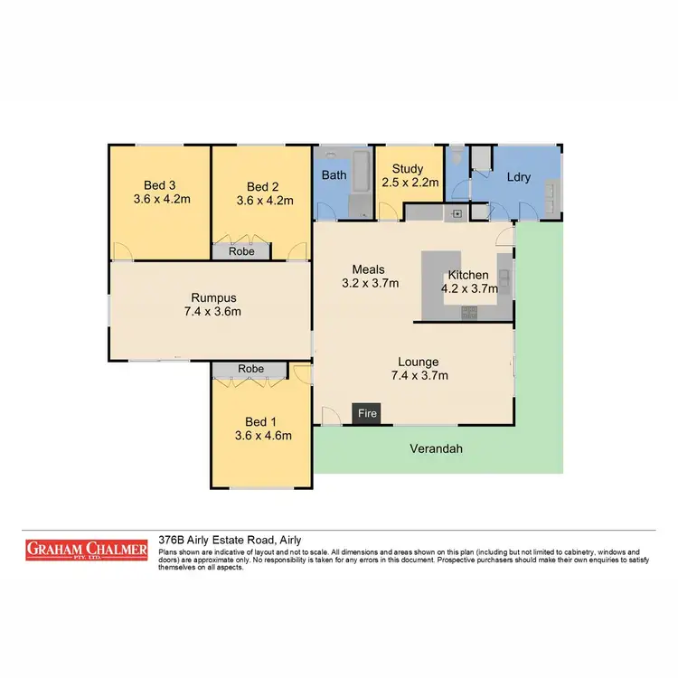 Floorplan of Homely rural property listing, 376B Airly Estate Road, Airly VIC 3851