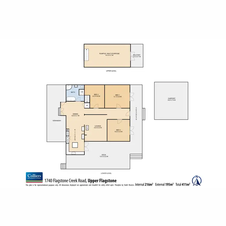 Floorplan of Homely house listing, 1740 Flagstone Creek Road, Upper Flagstone QLD 4344