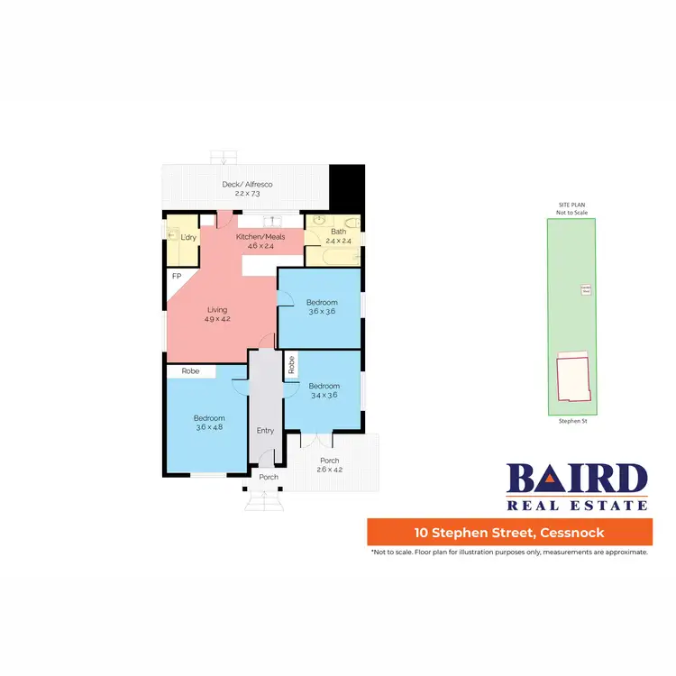 Floorplan of Homely house listing, 10 Stephen Street, Cessnock NSW 2325