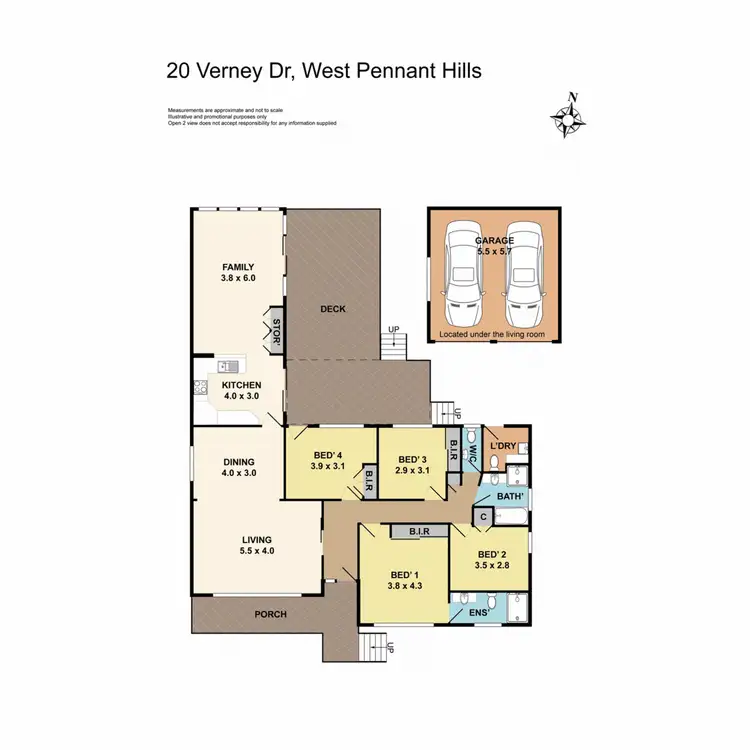 Floorplan of Homely house listing, 20 Verney Drive, West Pennant Hills NSW 2125