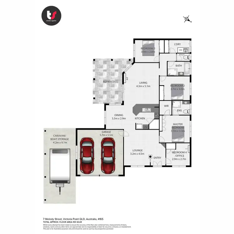 Floorplan of Homely house listing, 7 Melody Street, Victoria Point QLD 4165