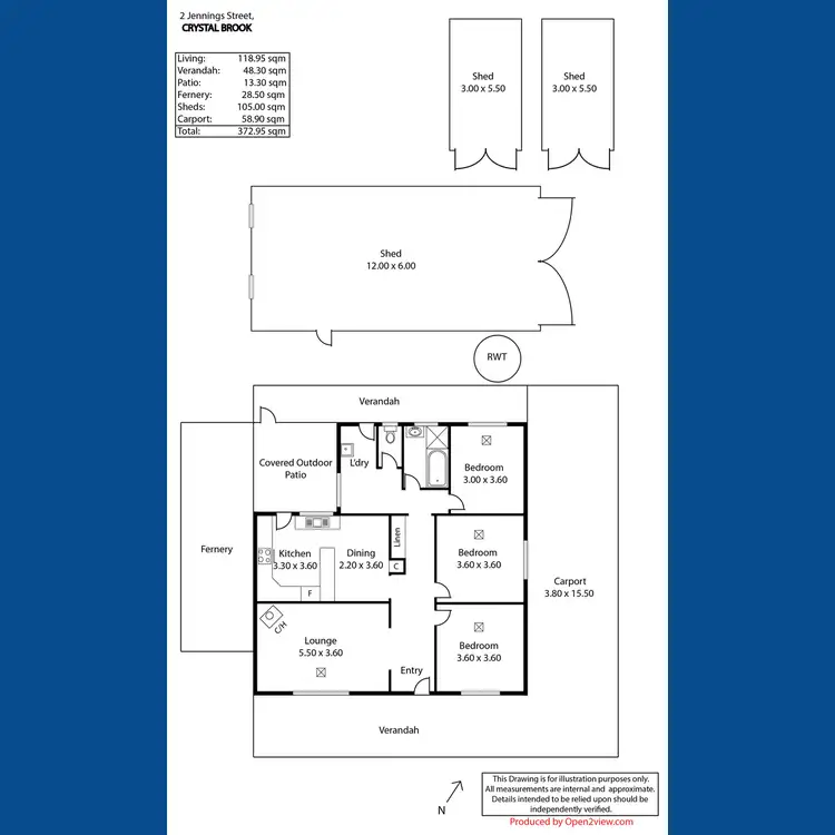 Floorplan of Homely house listing, 2 Jennings Street, Crystal Brook SA 5523