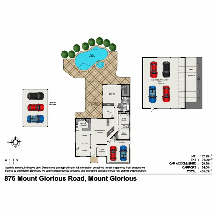 Floorplan of Homely house listing, 876 Mount Glorious Road, Highvale QLD 4520