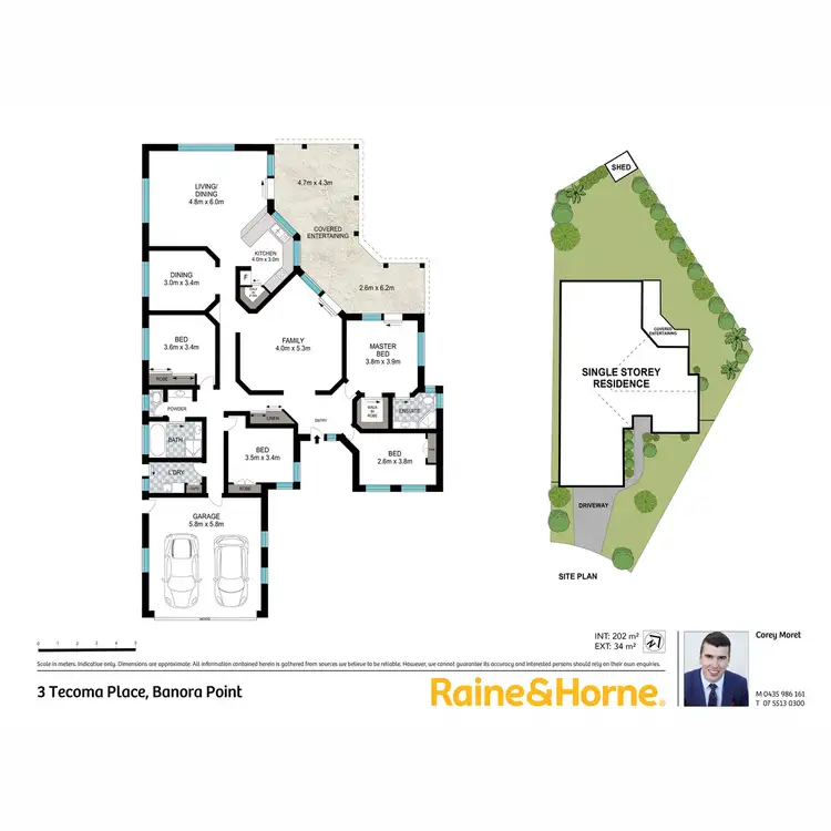 Floorplan of Homely house listing, 3 Tecoma Place, Banora Point NSW 2486