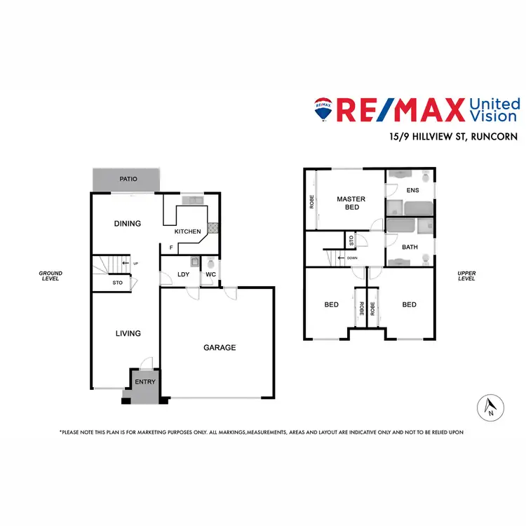 Floorplan of Homely townhouse listing, 15/9 Hillview Street, Runcorn QLD 4113