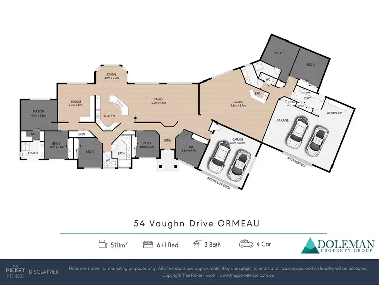 Floorplan of Homely house listing, 54 Vaughan Drive, Ormeau QLD 4208