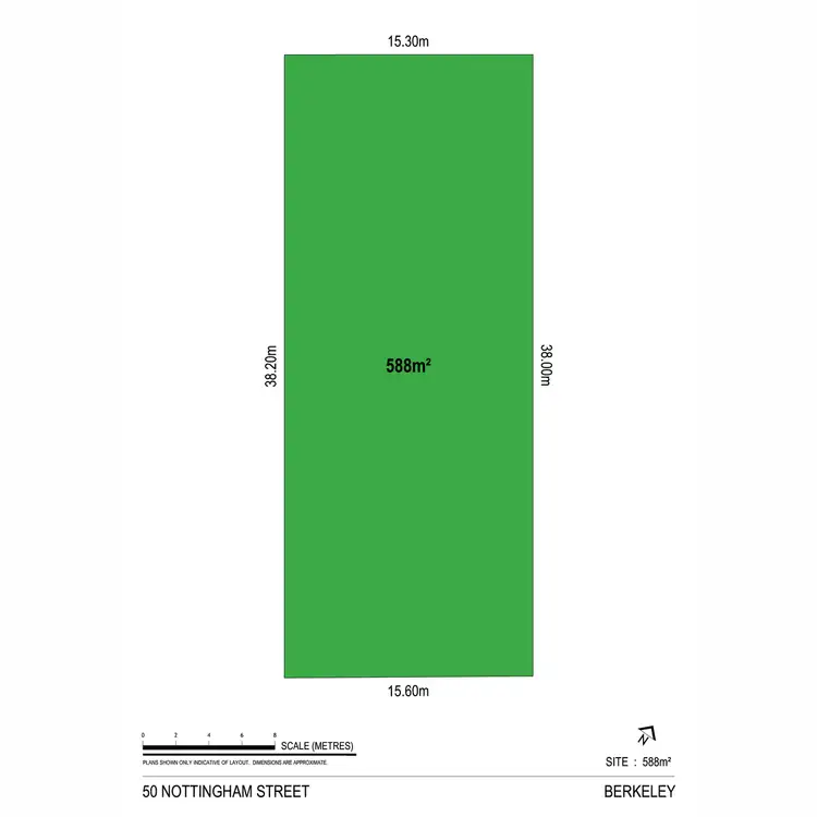 Floorplan of Homely land listing, 50 Nottingham Street, Berkeley NSW 2506
