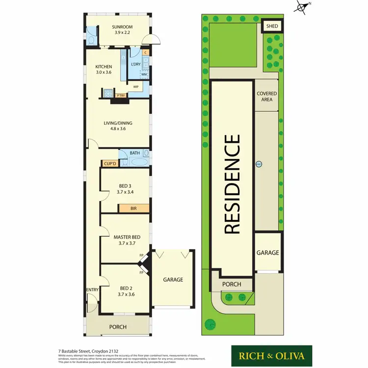 Floorplan of Homely house listing, 7 Bastable Street, Croydon NSW 2132