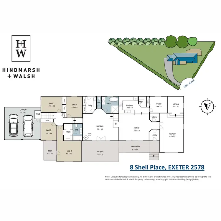 Floorplan of Homely house listing, 8 Sheil Place, Exeter NSW 2579