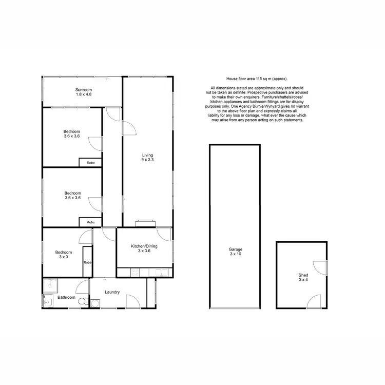 Floorplan of Homely house listing, 6 Scott Street, Upper Burnie TAS 7320