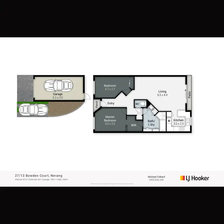 Floorplan of Homely villa listing, 27/13 Bowden Court, Nerang QLD 4211