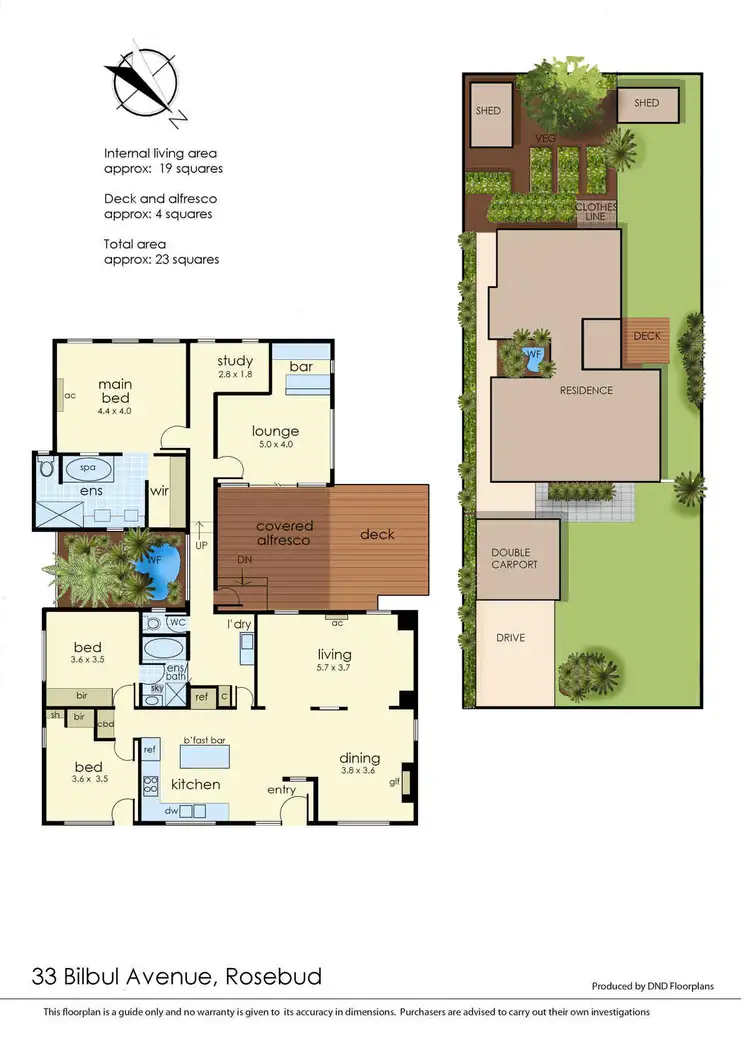 Floorplan of Homely house listing, 33 Bilbul Avenue, Rosebud VIC 3939