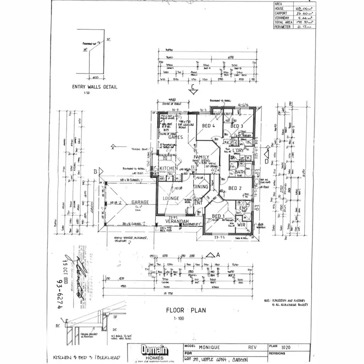 Floorplan of Homely house listing, 14 Heppell Gardens, Clarkson WA 6030