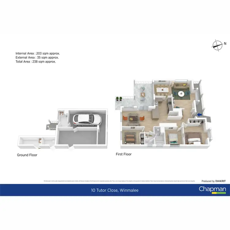 Floorplan of Homely house listing, 10 Tutor Close, Winmalee NSW 2777