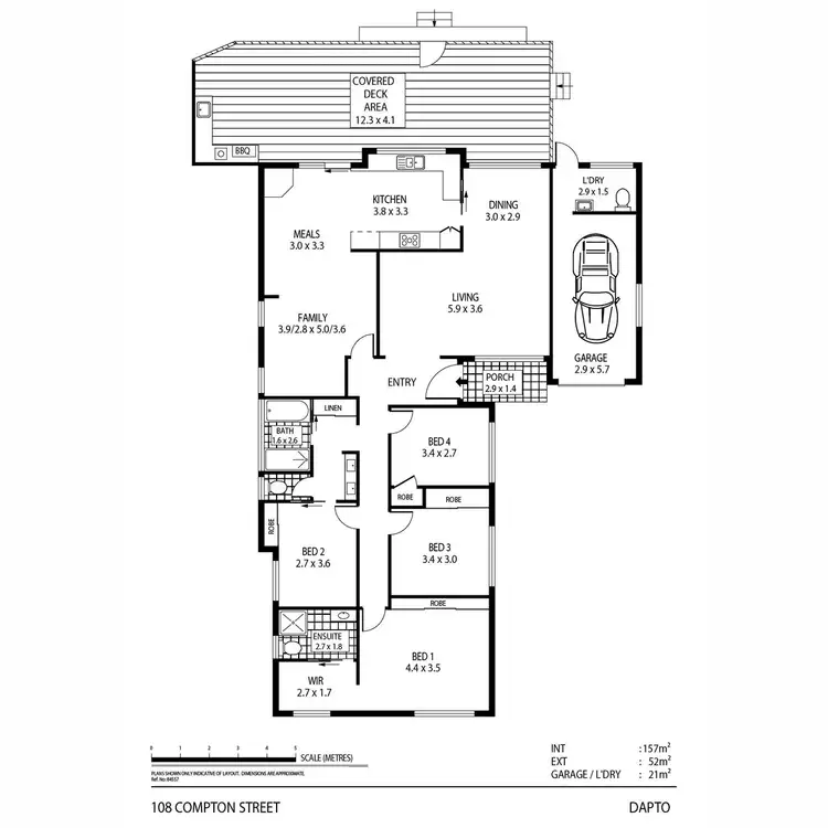 Floorplan of Homely house listing, 108 Compton Street, Dapto NSW 2530