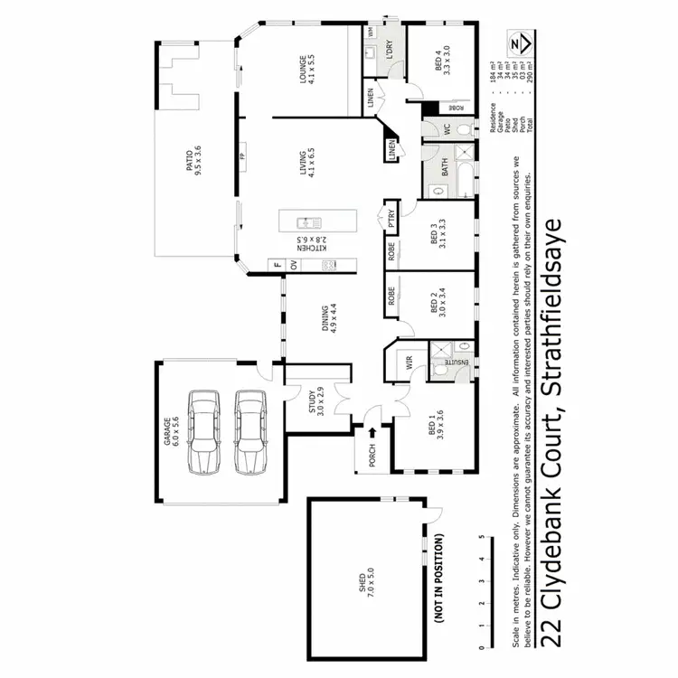 Floorplan of Homely house listing, 22 Clydebank Court, Strathfieldsaye VIC 3551
